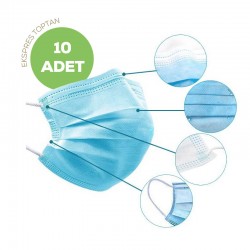 Cerrahi Maske 10'lu Paket