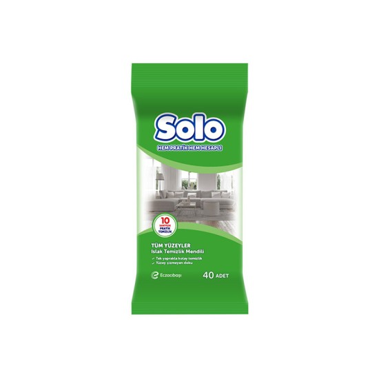 Solo Tüm Yüzeyler Islak Mendil