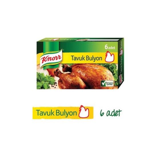 Knorr Tavuk Bulyon 6'lı