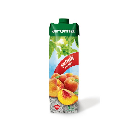 Aroma Şeftali Meyve Suyu 1 Litre